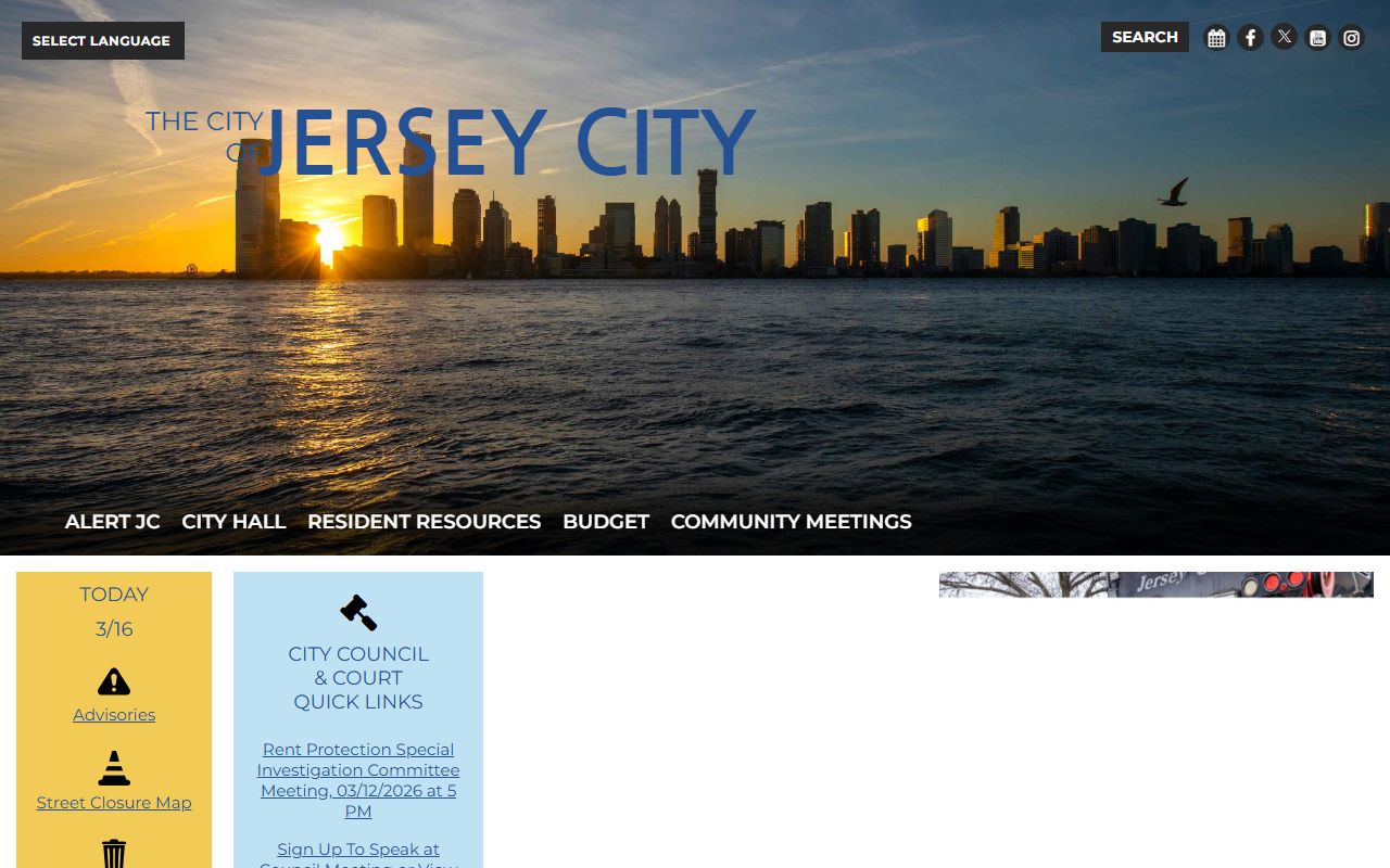 Jersey City bench warrants police department