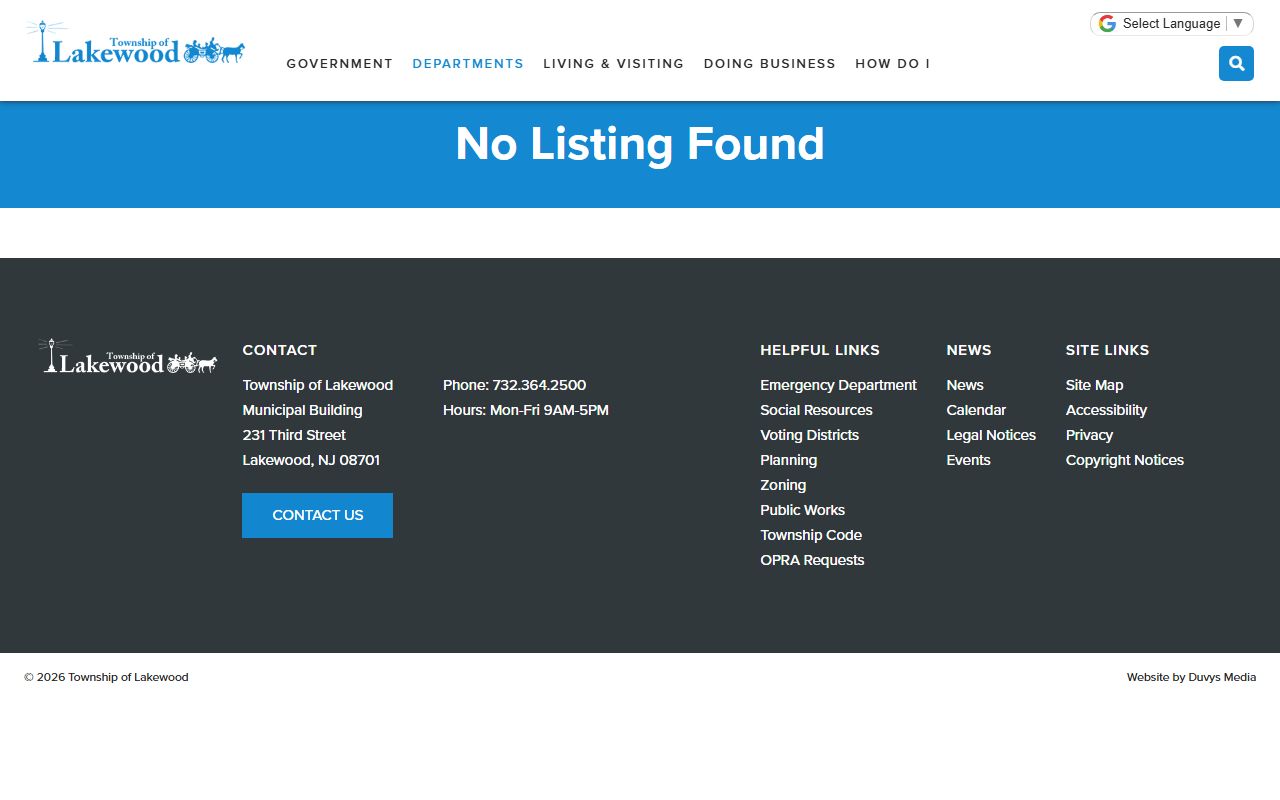 Lakewood Municipal Court issuing bench warrants