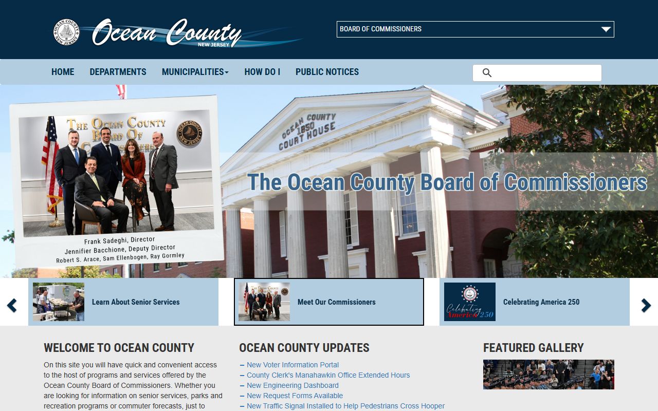 Ocean County Prosecutor's Office for bench warrants